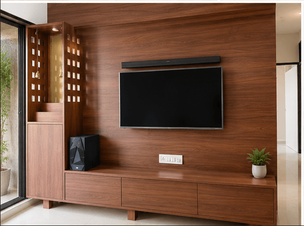 TV Console & Mandir Unit